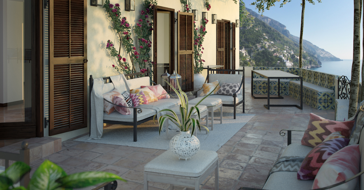 The sensation terrace of Casa Mediterraneo